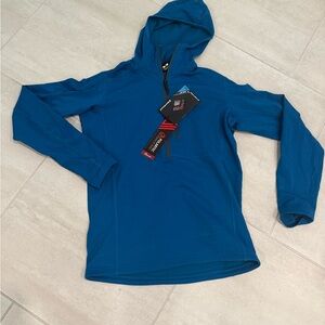 Black Diamond Blue Zip Up Sweater
